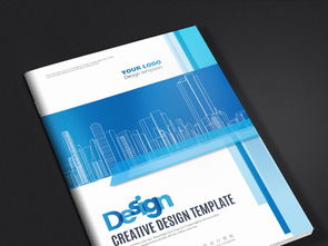 藍(lán)色科技通用公司形象畫冊(cè)設(shè)計(jì)——高清AI模板與通信設(shè)備銷售宣傳素材